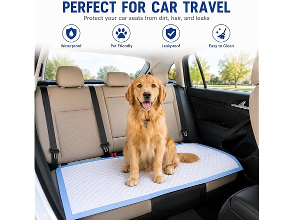 Suptinwear Puppy Pads, 6-Layer Dog Training Pads, 50Ct