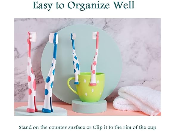 newrichbee 32 Pack Kids Toothbrush Set