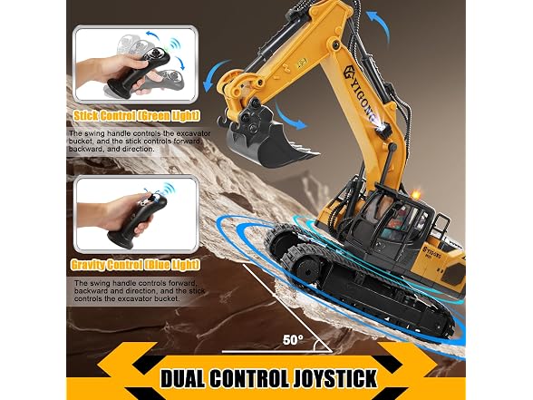 KIZJORYA Remote Control Excavator