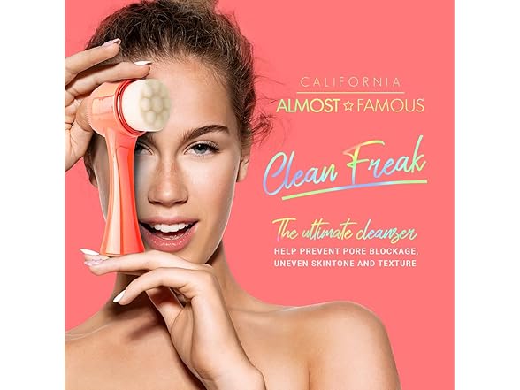 3PK Almost Famous Face Scrubber 2-in-1 Exfoliator