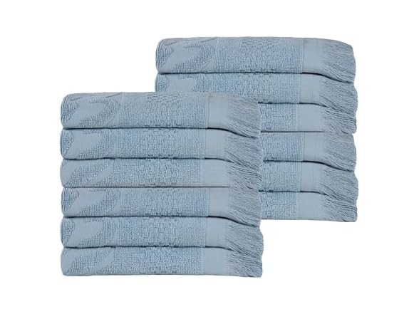 Blue 12PC Face Towel