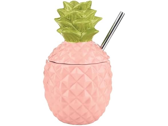 Drink Cup Tropical Summer Ceramic Tumbler