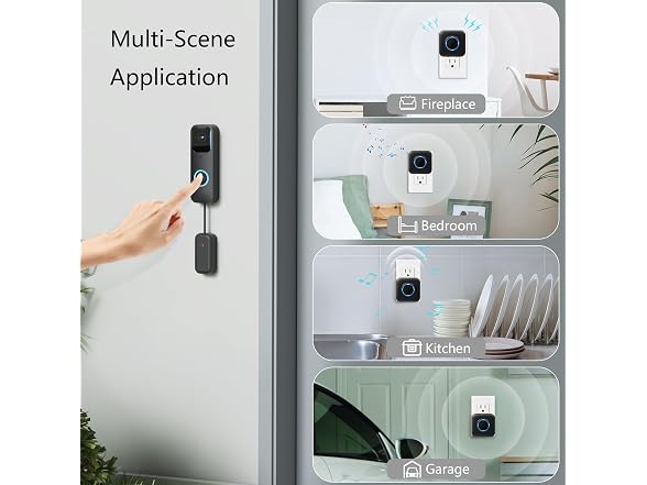 Bistee Wireless Doorbell Chime for Blink
