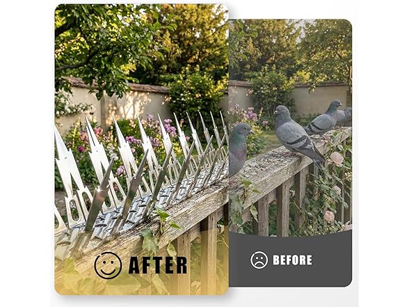 OFFO Stainless Steel Bird Spikes 10FT