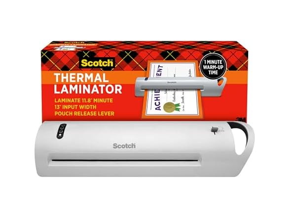 Scotch Thermal Laminator, Extra Wide 13