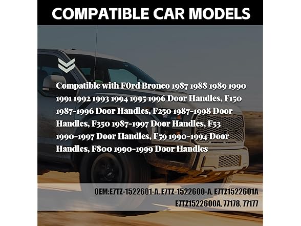 ZOKYUYS Interior Metal Door Handles