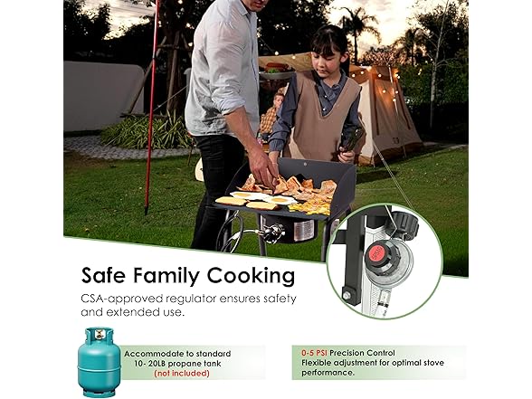 Red Mountain Valley Outdoor Portable Camping Gas Stove