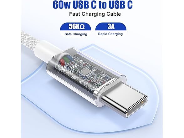 QOQHO USB C to C Cable for iPhone 16/15