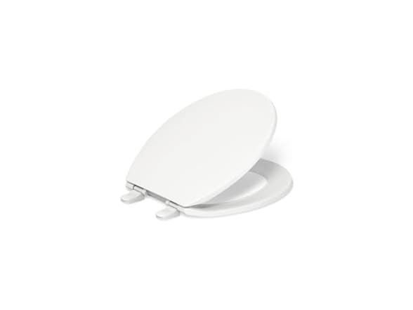 KOHLER K-4775-0 Brevia Round Toilet Seat with Quic