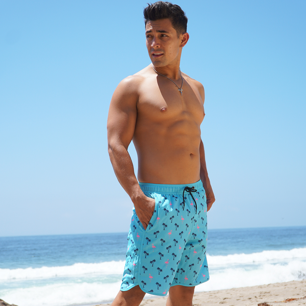 Warriors & Scholars Men's Swim Trunks W/Performance Liner - Gallery 23