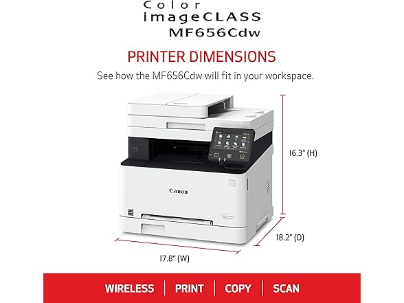 Canon imageCLASS MF656Cdw Color Laser Printer