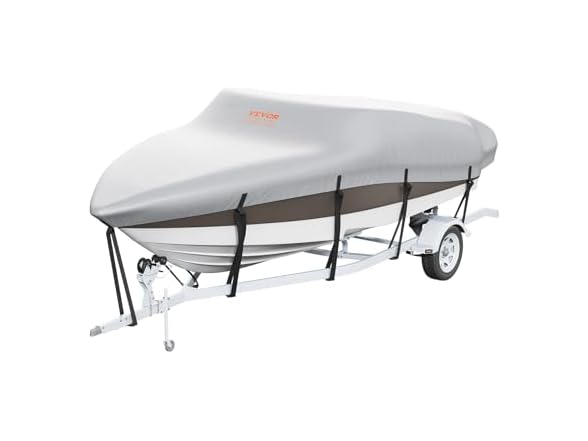 Boat Cover, 17'-19' Trailerable Waterproof Boat