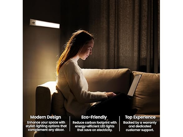 2 Pack Motion Sensor LED Cabinet Lights