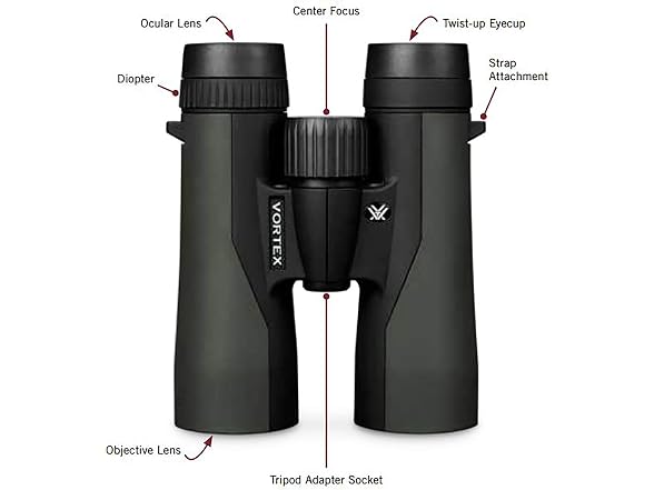 Vortex Crossfire HD 10x50 Binoculars