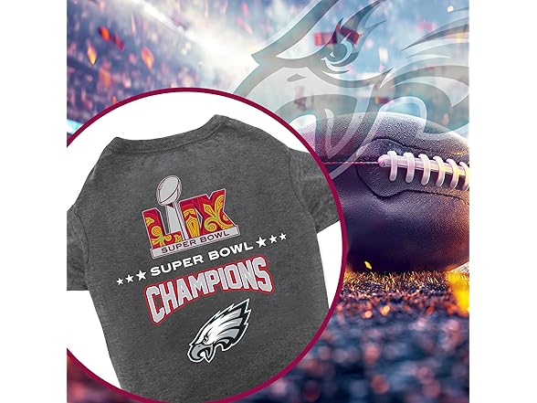 NFL 2025 Super Bowl LIX Championship Pet Tee