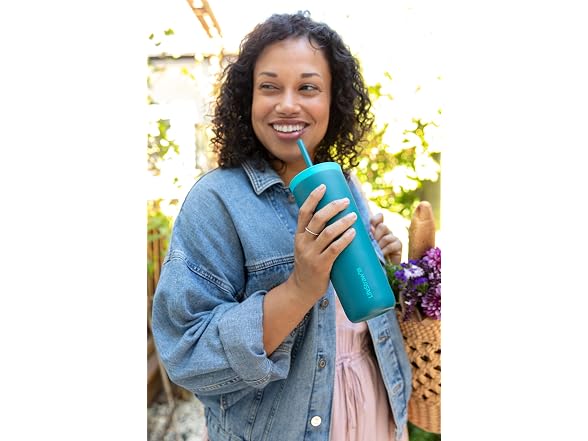 LifeStraw Go Series Insulated Water Filter Tumbler, 18 oz