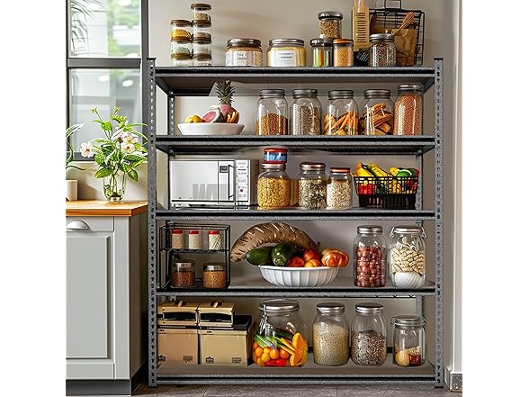 WORKPRO 5-Tier Garage Shelving 36x18x72