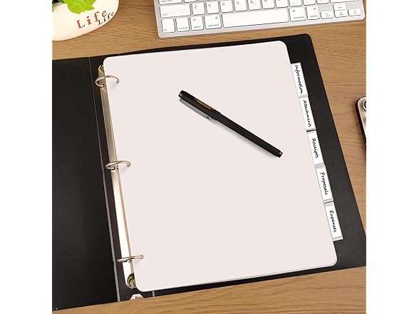 HABGP Dividers for 3 Ring Binder