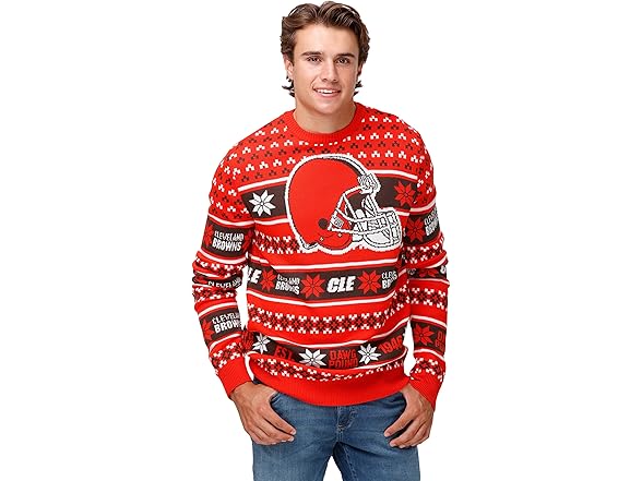 CLEVELAND BROWNS Big Logo Sweater (M)