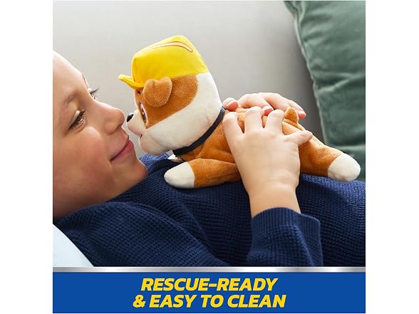 Paw Patrol GUND Rubble Plush Weighted 8”