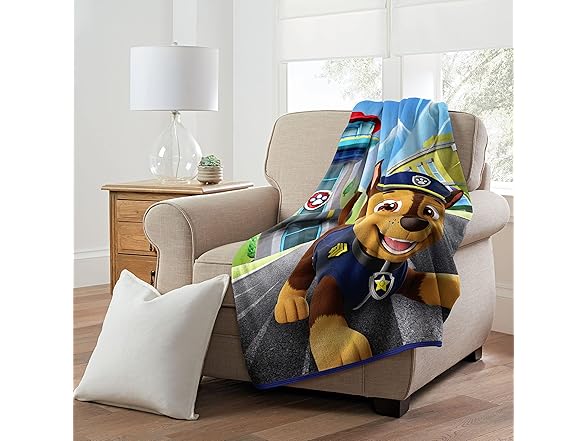 Northwest Paw Patrol Micro Raschel Throw Blanket