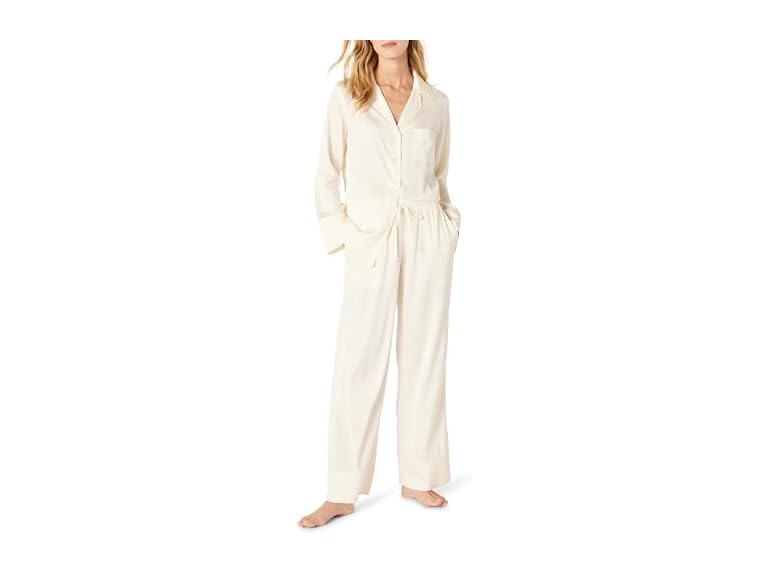 Amazon Essentials Women Satin Pajama Shirt Set - Gallery 13