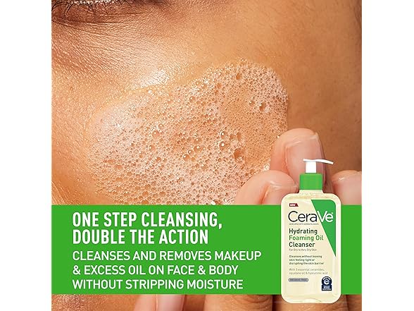 CeraVe Hydrating Foaming Oil Cleanser 8oz