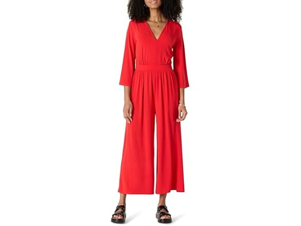 AE Womens VNeck WideLeg Jumpsuit (S & L)