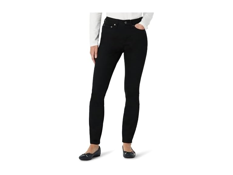 Amazon Essentials Women (12 Short) High Jean Black