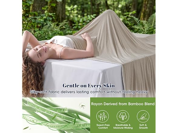 PHF Taupe Cooling Blanket King 108"x90"