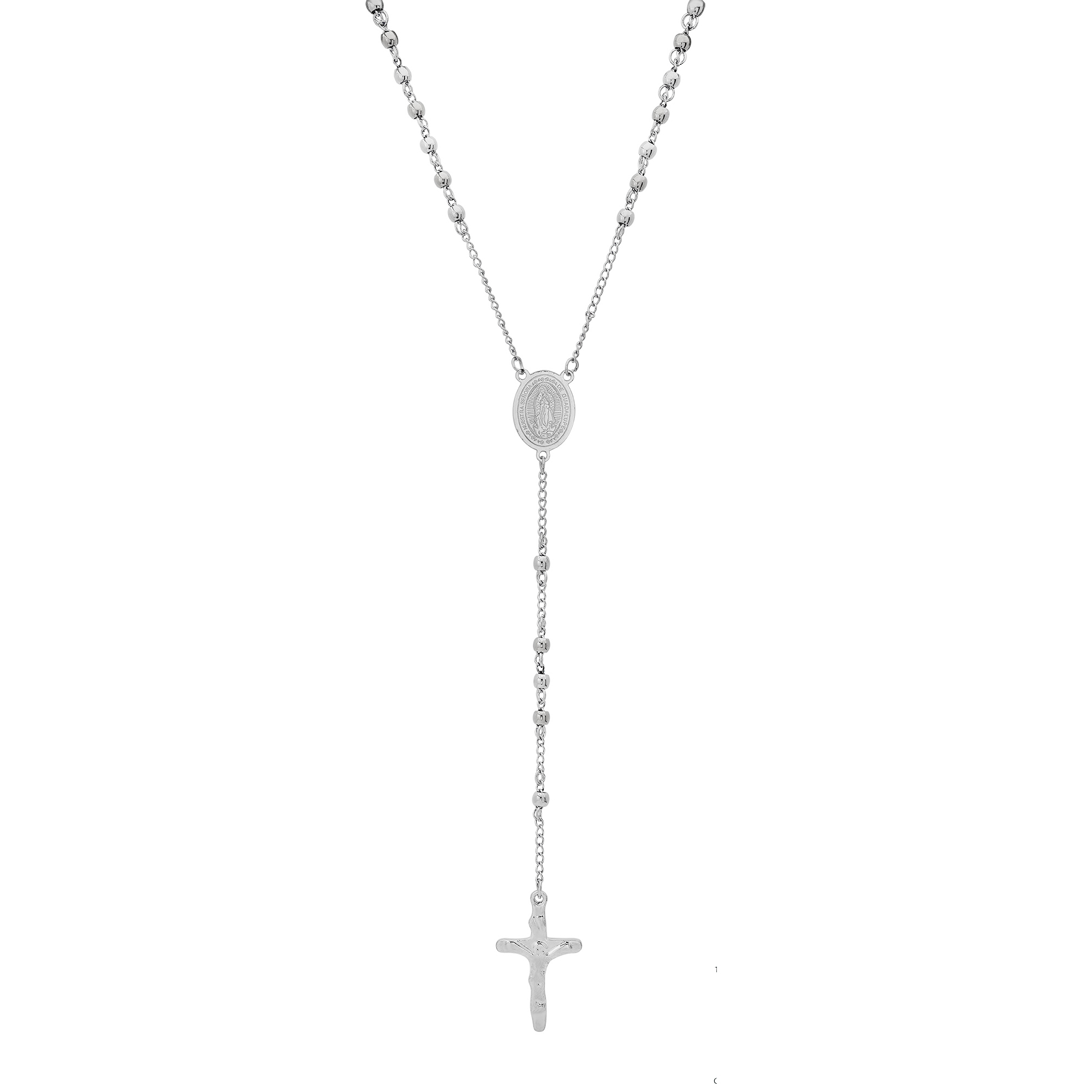 Beaded Rosary w- Medal & Cross - Gallery 8