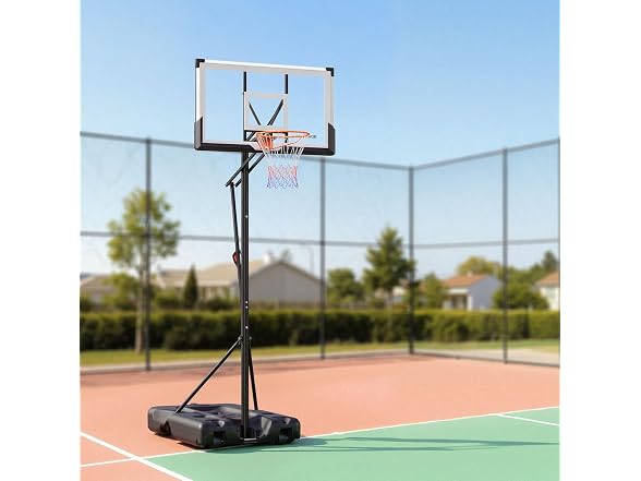 Basketball Hoop, 7.6-10 ft Adjustable Height