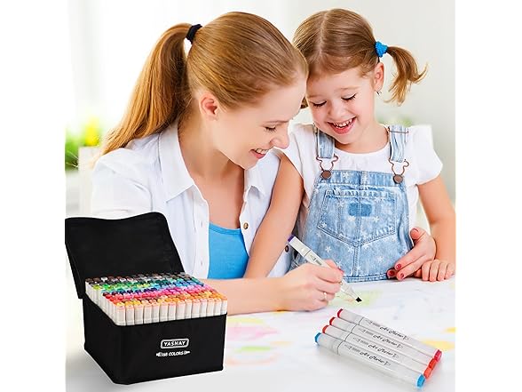 YASNAY Alcohol Markers, 168 Colors
