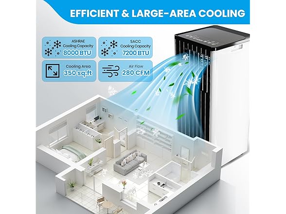 Takywep 8000 BTU Portable Air Conditioner