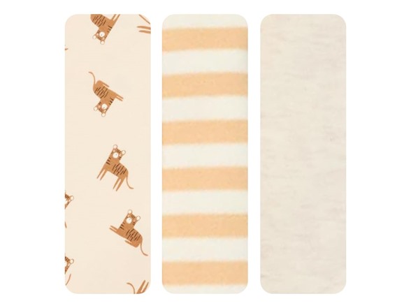Amazon Essentials Cotton Swaddle Blankets, Pack of 3