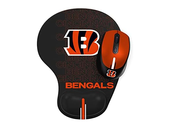 CINCINNATI BENGALS Wireless Mouse & Pad