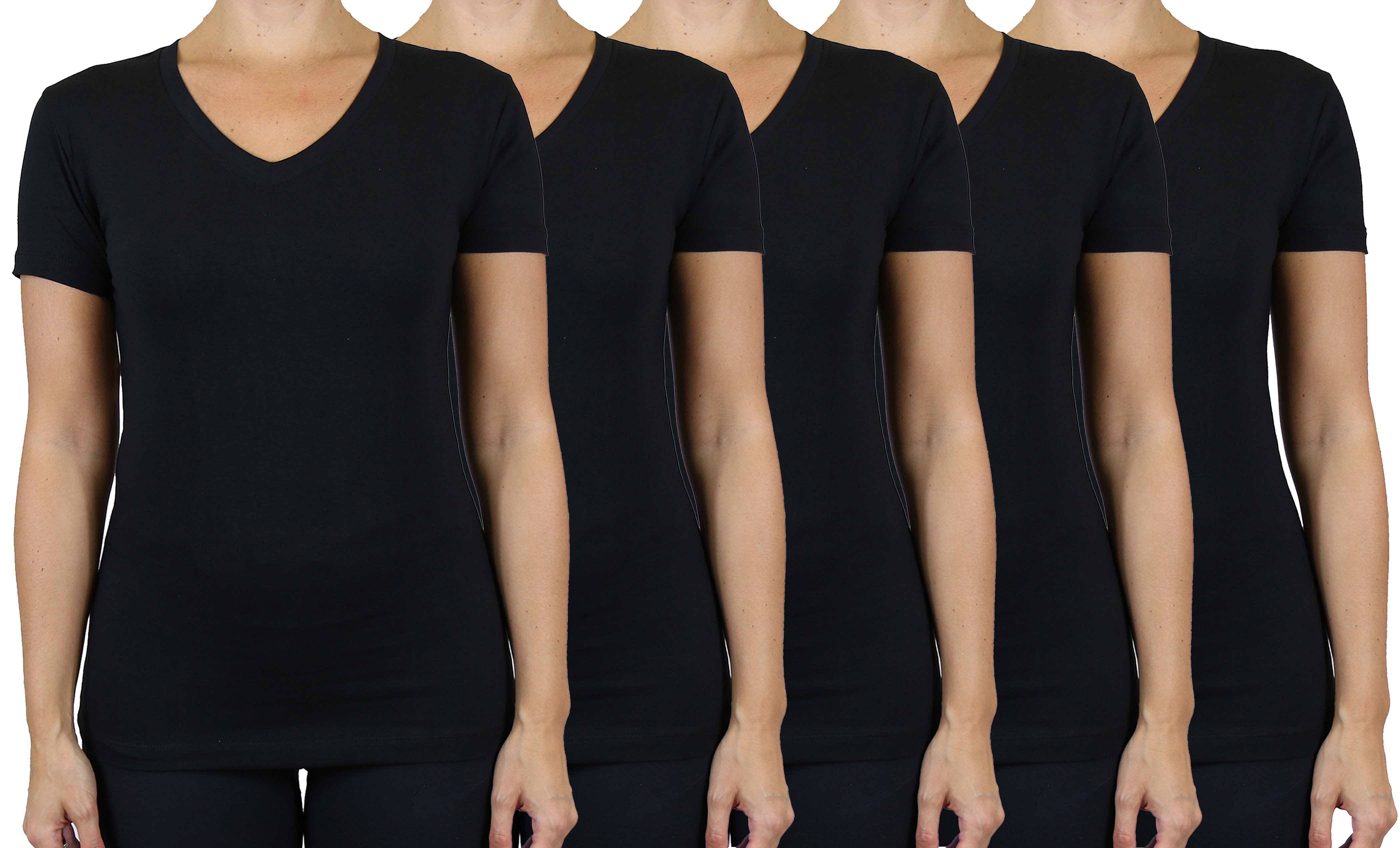 Womens S/S Cotton Stretch Tee - Gallery 27