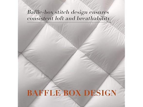 Wellos King Luxury Feather Down Fiber Comforter