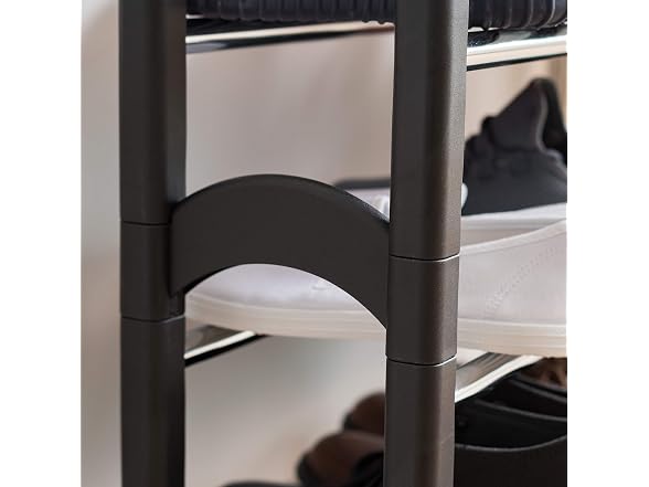 IRIS USA 2-Tier Shoe Rack, Holds 10 Pairs