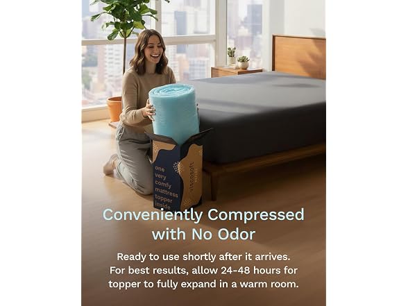 ViscoSoft 3-Inch Memory Foam Mattress CertiPUR-U