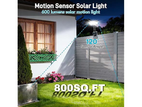 Hakol 2 PACK Clip On Solar Motion Lights Outdoor - Gallery 5