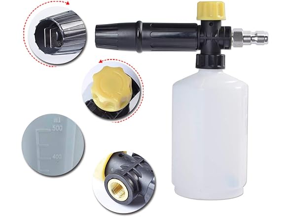 BEAR FORCE Electric Pressure Washer DIY Foam Cannon