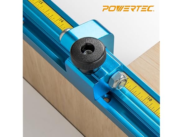 POWERTEC 2-1/4" Fence Flip Stop for Table Saw\