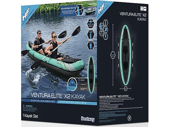 Bestway Hydro 2-Person Ventura Kayak Set