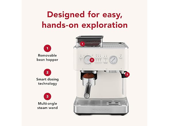 KitchenAid Semi Automatic Espresso Machine 