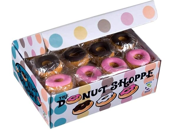 Donut Shoppe Scented Food Erasers (36pc)