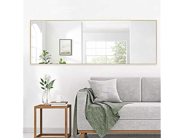 NeuType Full Length Mirror,Gold,71"x24"