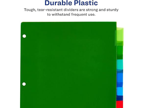 Avery 8-Tab Dividers for 3 Ring Binders