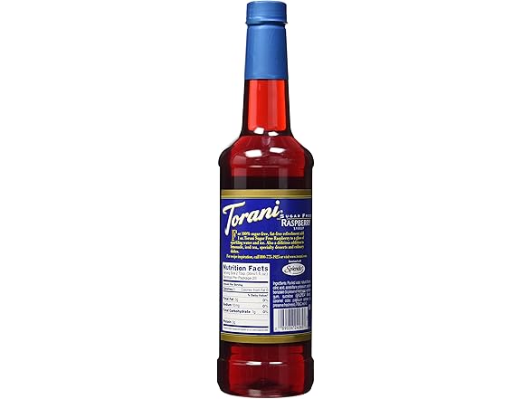 1CT Torani Sugar Free Syrup, Raspberry, 25.4 Oz