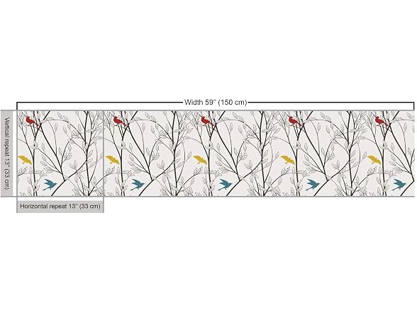 Ambesonne Nature Fabric Material by The Yard, Birds